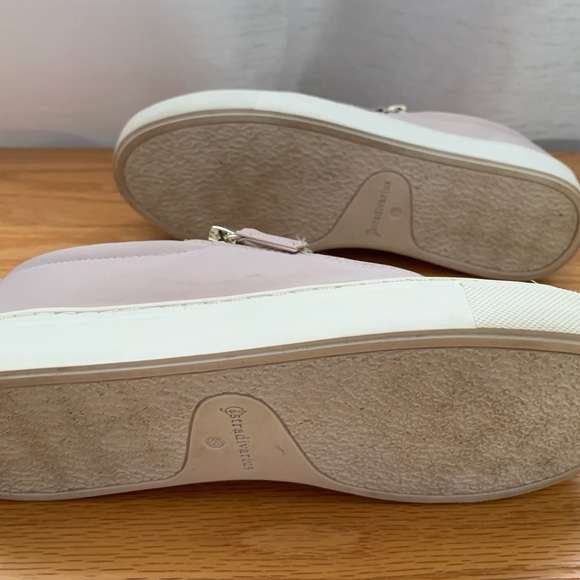Stradivarius Mauve Satin Sneakers with Side Zipper - Picture 4 of 7